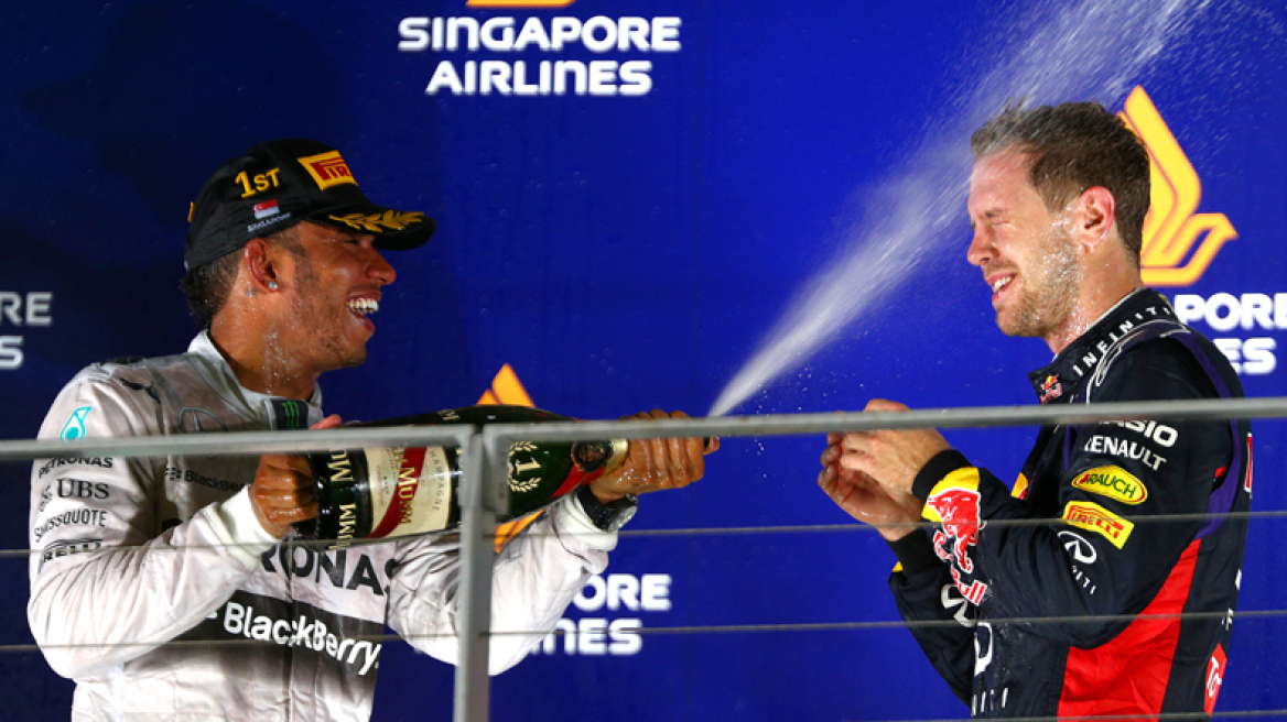 GP Σιγκαπούρης: Εμφατική νίκη Χάμιλτον!